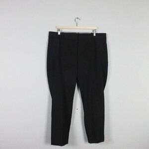 J Crew Cameron Pants Women’s High Rise Straight Leg Casual Size 18 Black 586